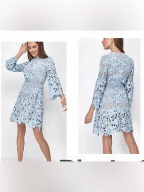 Glamour blue lace  dress from M&Co